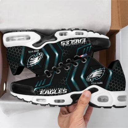 LIMITED EDITION - NEW CUSTOMIZED NFL02 PPE PHILADELPHIA EAGLES UNISEX AIR MAX PLUS SNEAKERS