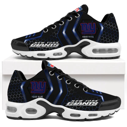LIMITED EDITION - NEW CUSTOMIZED NFL32 NYG NEW YORK GIANTS UNISEX AIR MAX PLUS SNEAKERS