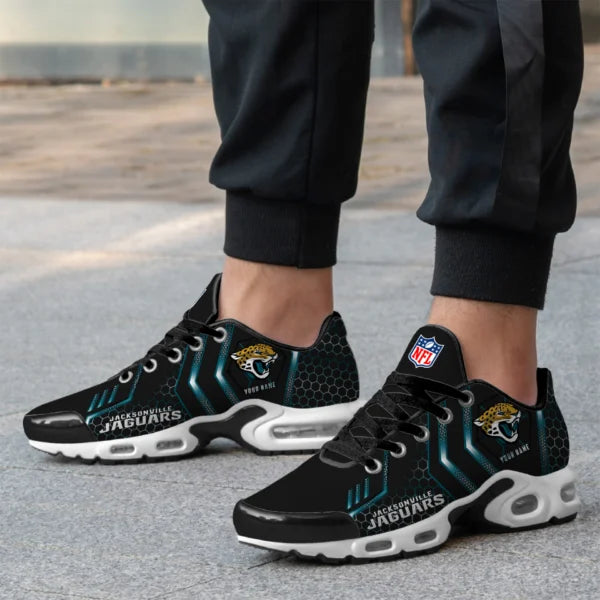 LIMITED EDITION - NEW CUSTOMIZED NFL30 JSJ JACKSONVILLE JAGUARS UNISEX AIR MAX PLUS SNEAKERS