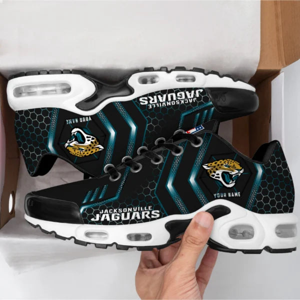 LIMITED EDITION - NEW CUSTOMIZED NFL30 JSJ JACKSONVILLE JAGUARS UNISEX AIR MAX PLUS SNEAKERS