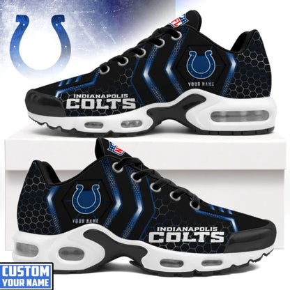 LIMITED EDITION - NEW CUSTOMIZED NFL17 IDC INDIANAPOLIS COLTS UNISEX AIR MAX PLUS SNEAKERS