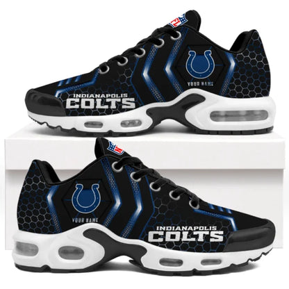 LIMITED EDITION - NEW CUSTOMIZED NFL17 IDC INDIANAPOLIS COLTS UNISEX AIR MAX PLUS SNEAKERS