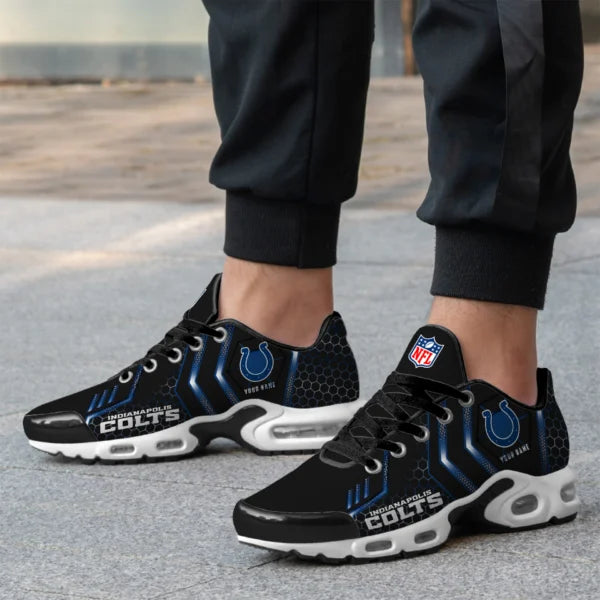 LIMITED EDITION - NEW CUSTOMIZED NFL17 IDC INDIANAPOLIS COLTS UNISEX AIR MAX PLUS SNEAKERS