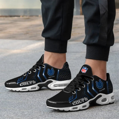 LIMITED EDITION - NEW CUSTOMIZED NFL17 IDC INDIANAPOLIS COLTS UNISEX AIR MAX PLUS SNEAKERS