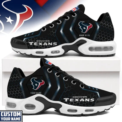 LIMITED EDITION - NEW CUSTOMIZED NFL15 HTT HOUSTON TEXANS UNISEX AIR MAX PLUS SNEAKERS