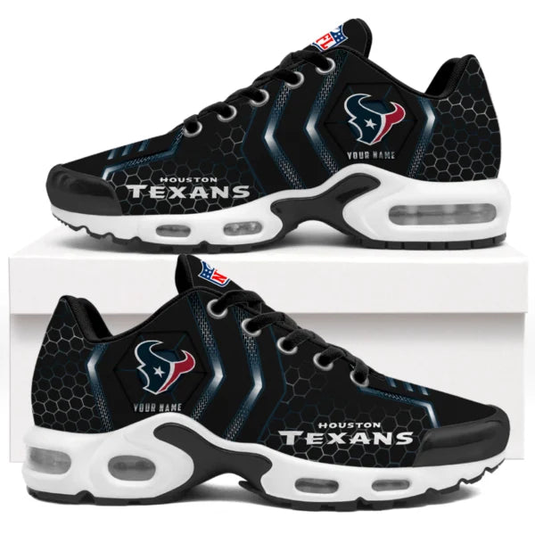 LIMITED EDITION - NEW CUSTOMIZED NFL15 HTT HOUSTON TEXANS UNISEX AIR MAX PLUS SNEAKERS