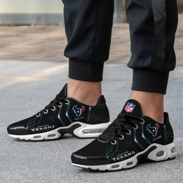 LIMITED EDITION - NEW CUSTOMIZED NFL15 HTT HOUSTON TEXANS UNISEX AIR MAX PLUS SNEAKERS