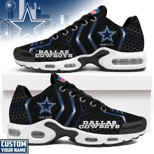 LIMITED EDITION - NEW CUSTOMIZED NFL21 DCB DALLAS COWBOYS UNISEX AIR MAX PLUS SNEAKERS