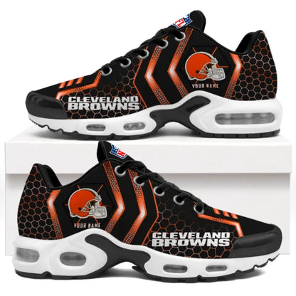 LIMITED EDITION - NEW CUSTOMIZED NFL29 CLB CLEVELAND BROWNS UNISEX AIR MAX PLUS SNEAKERS