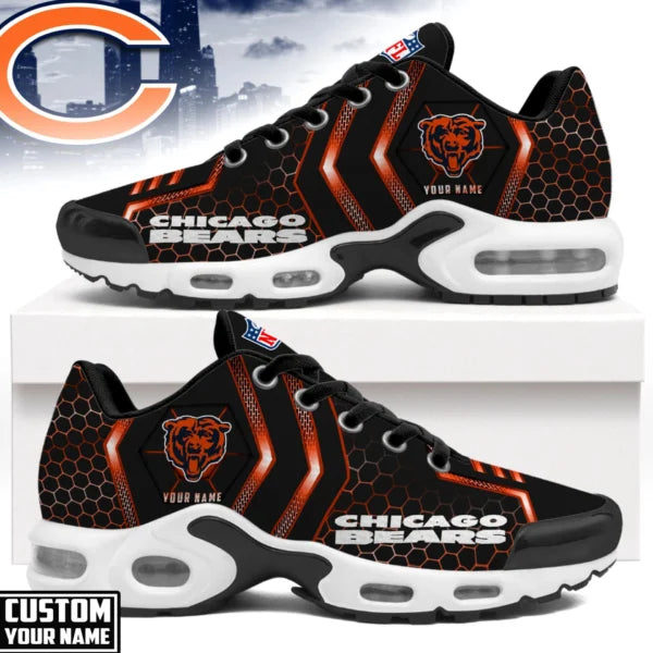 LIMITED EDITION - NEW CUSTOMIZED NFL26 CCB CHICAGO BEARS UNISEX AIR MAX PLUS SNEAKERS