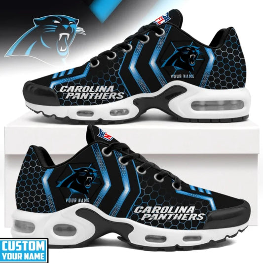 LIMITED EDITION - NEW CUSTOMIZED NFL23 CLP CAROLINA PANTHERS UNISEX AIR MAX PLUS SNEAKERS