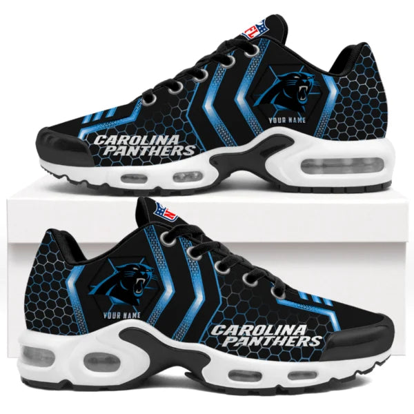 LIMITED EDITION - NEW CUSTOMIZED NFL23 CLP CAROLINA PANTHERS UNISEX AIR MAX PLUS SNEAKERS