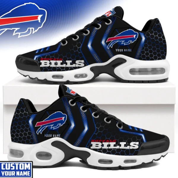 LIMITED EDITION - NEW CUSTOMIZED NFL03 BFB BUFFALO BILLS UNISEX AIR MAX PLUS SNEAKERS
