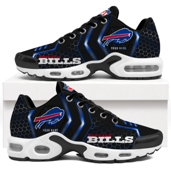 LIMITED EDITION - NEW CUSTOMIZED NFL03 BFB BUFFALO BILLS UNISEX AIR MAX PLUS SNEAKERS