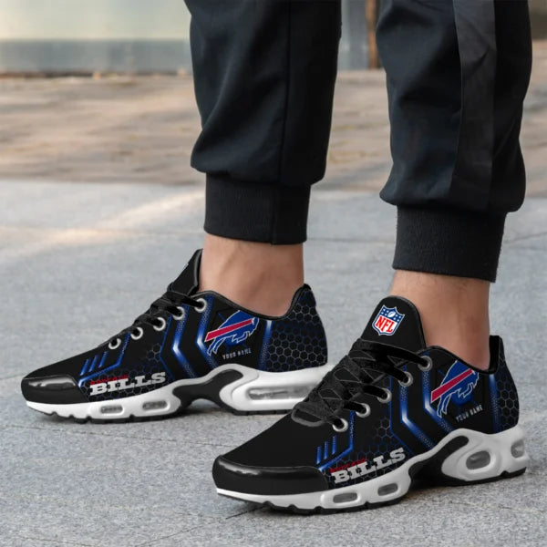 LIMITED EDITION - NEW CUSTOMIZED NFL03 BFB BUFFALO BILLS UNISEX AIR MAX PLUS SNEAKERS