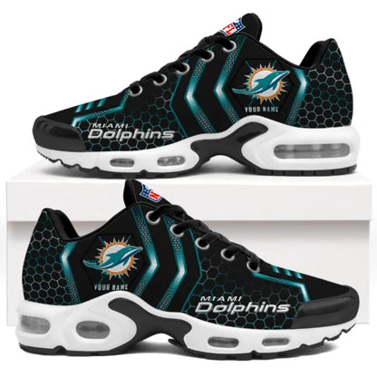 LIMITED EDITION - NEW CUSTOMIZED NFL19 MDP MIAMI DOLPHINS UNISEX AIR MAX PLUS SNEAKERS