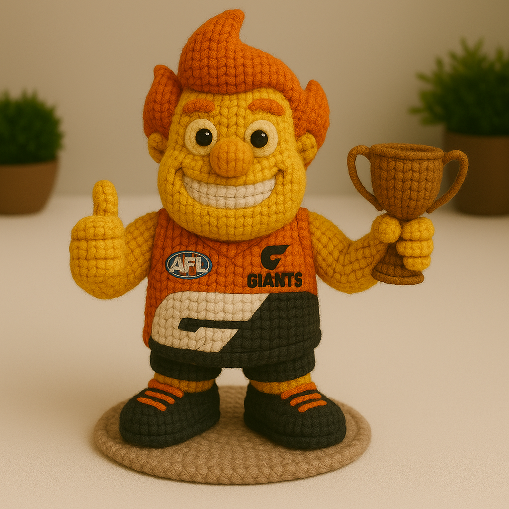 LIMITED EDITION - NEW 19 GWSG HANMADE CROCHET ( Size 12cm )