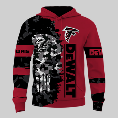 LIMITED EDITION - NEW CUSTOMIZED NFL18 ATF ATLANTA FALCONS DEWALT UNISEX T-SHIRT, POLO, HOODIE & JACKETS
