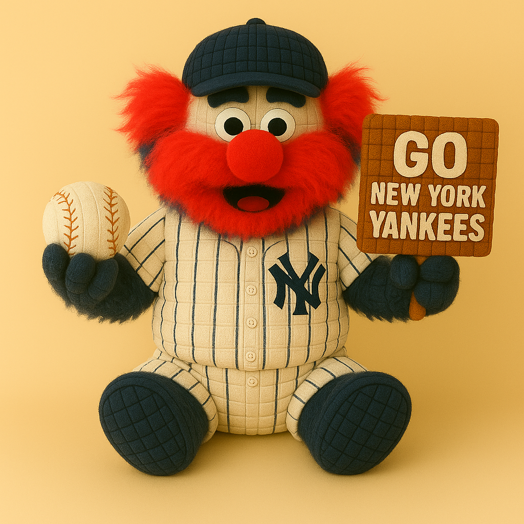 LIMITED EDITION - MLB 03 NYY NEW YORK YANKEES HANDMADE CROCHET