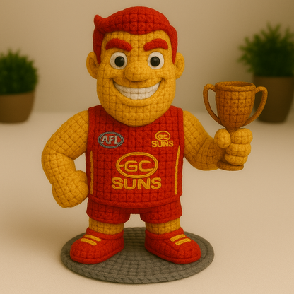 LIMITED EDITION - NEW 18 GCS  HANMADE CROCHET ( Size 12cm )