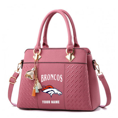 LIMITED EDITION - NEW CUSTOMIZED NFL13 DVB DENVER BRONCOS HANDBAG IN MULTIPLE COLORS