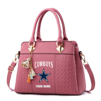 LIMITED EDITION - NEW CUSTOMIZED NFL21 DCB DALLAS COWBOYS HANDBAG IN MULTIPLE COLORS
