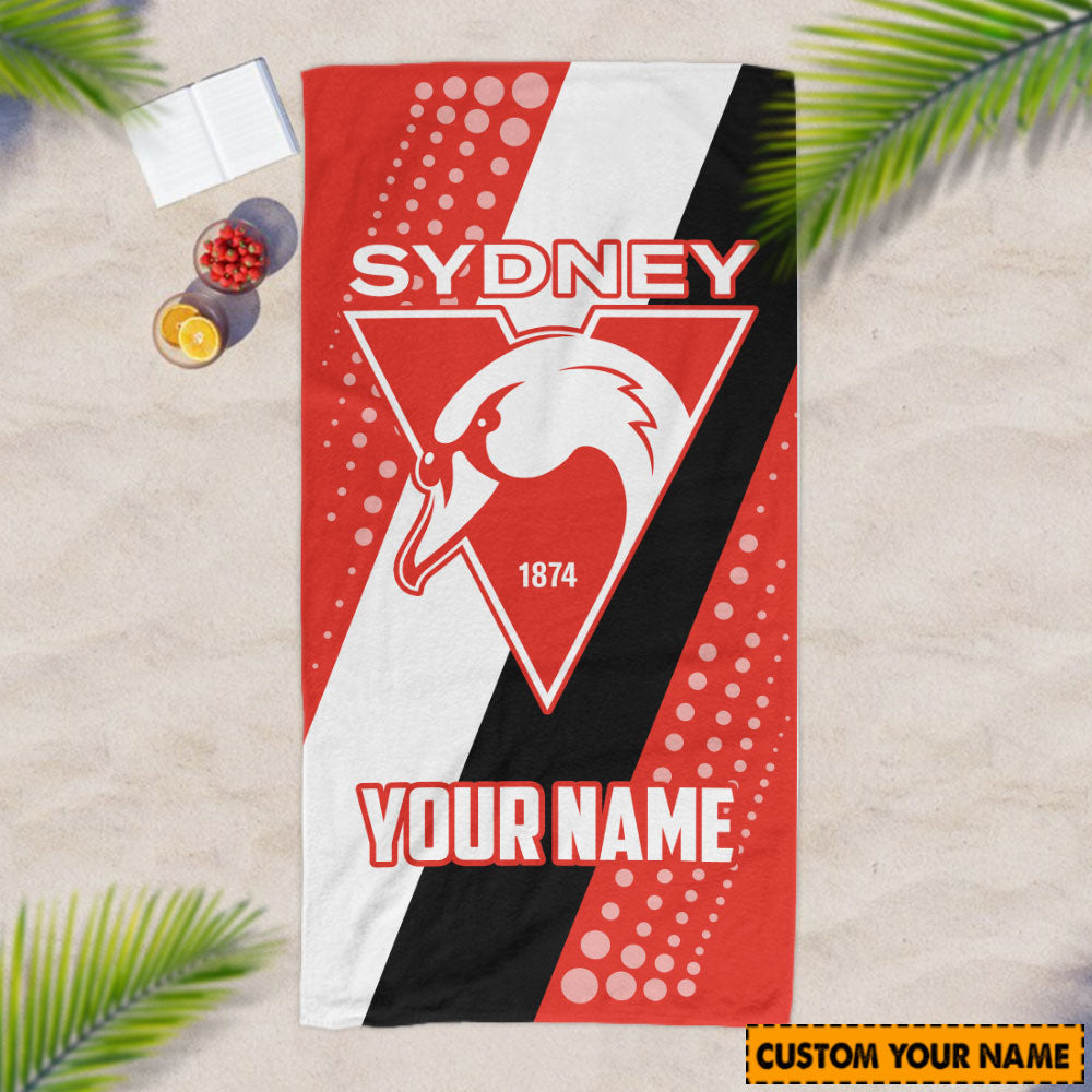 LIMITED EDITION - NEW 15 SNS CUSTOMIZED BEACH & BATH TOWEL