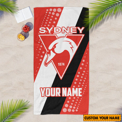 LIMITED EDITION - NEW 15 SNS CUSTOMIZED BEACH & BATH TOWEL