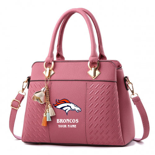 LIMITED EDITION - NEW CUSTOMIZED NFL13 DVB DENVER BRONCOS HANDBAG IN MULTIPLE COLORS