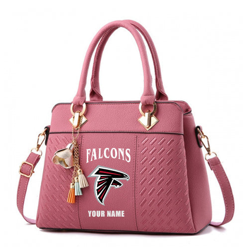 LIMITED EDITION - NEW CUSTOMIZED NFL18 ATF ATLANTA FALCONS HANDBAG IN MULTIPLE COLORS
