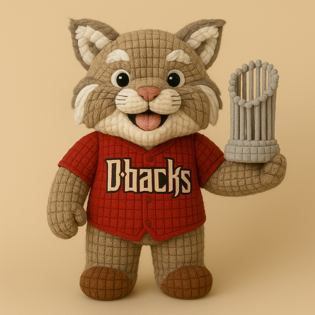 LIMITED EDITION - MLB 13 ADB ARIZONA DIAMONDBACKS HANDMADE CROCHET