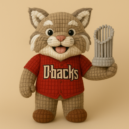 LIMITED EDITION - MLB 13 ADB ARIZONA DIAMONDBACKS HANDMADE CROCHET