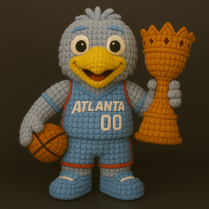 LIMITED EDITION - WNBA 08 ALD ATLANTA DREAM ORIOLES HANDMADE CROCHET