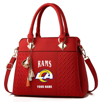 LIMITED EDITION - NEW CUSTOMIZED NFL22 LAR LOS ANGELES RAMS HANDBAG IN MULTIPLE COLORS
