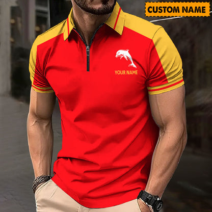 LIMITED EDITION - NEW 17 DPS PERSONALIZED ZIP POLO SHIRT GIFT FOR FANS