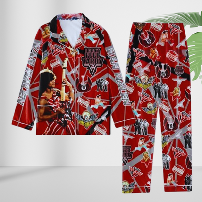 PREMIUM VAN HALEN PYJAMAS SET GIFT FOR FAN