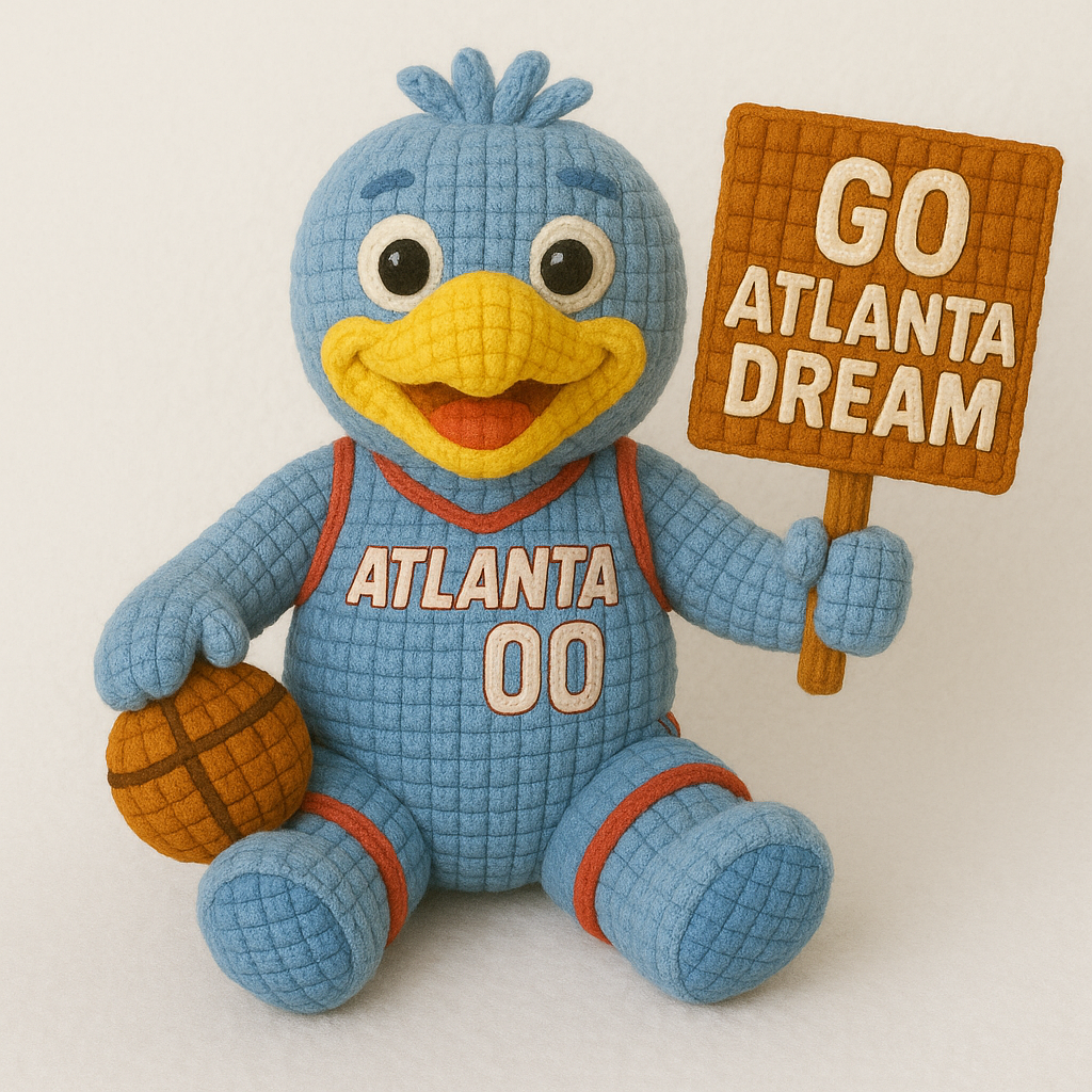 LIMITED EDITION - WNBA 08 ALD ATLANTA DREAM ORIOLES HANDMADE CROCHET