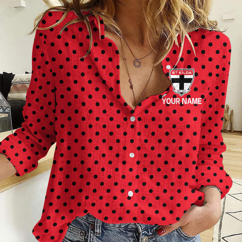 LIMITED EDITION - NEW 14 STKS CUSTOMIZED WOMEN'S LONG-SLEEVED BUTTON SHIRT