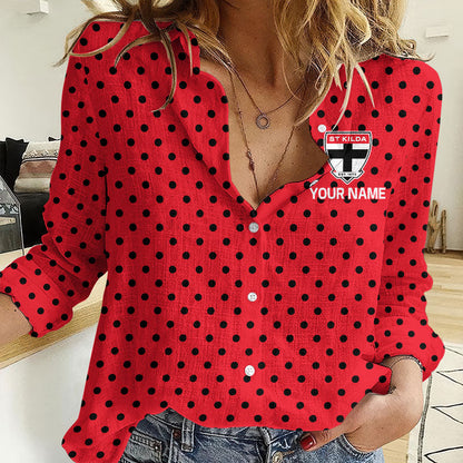 LIMITED EDITION - NEW 14 STKS CUSTOMIZED WOMEN'S LONG-SLEEVED BUTTON SHIRT