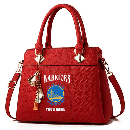 LIMITED EDITION - NEW CUSTOMIZED NBA12 GS GOLDEN STATE WARRIORS WOMEN'S HANDBAGS MULTICOLOR