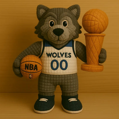 Limited Edition - NBA 05 MT Minnesota Timberwolves Handmade Crochet