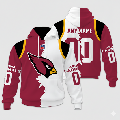 LIMITED EDITION - NEW CUSTOMIZED NFL20 ARC ARIZONA CARDINALS HOME MIX AWAY T-SHIRT, POLO, HOODIE & JACKETS