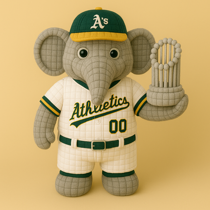 LIMITED EDITION - MLB 24 OAT OAKLAND ATHLETICS HANDMADE CROCHET