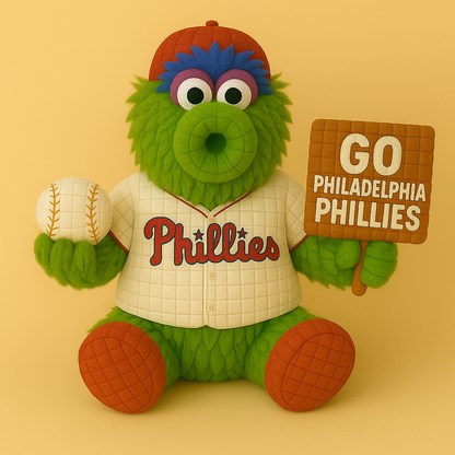 LIMITED EDITION - MLB 04 PPP PHILADELPHIA PHILLIES HANDMADE CROCHET