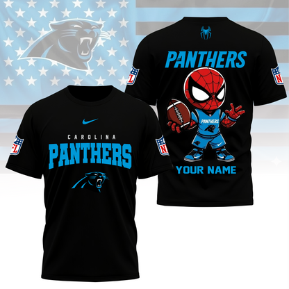 LIMITED EDITION - NEW CUSTOMIZED NFL23 CLP CAROLINA PANTHERS SPIDER HERO 3D SHIRT