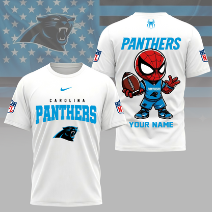 LIMITED EDITION - NEW CUSTOMIZED NFL23 CLP CAROLINA PANTHERS SPIDER HERO 3D SHIRT