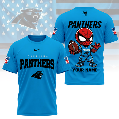 LIMITED EDITION - NEW CUSTOMIZED NFL23 CLP CAROLINA PANTHERS SPIDER HERO 3D SHIRT