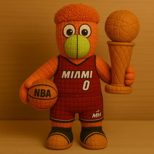 Limited Edition - NBA 20 MH Miami Heat Handmade Crochet