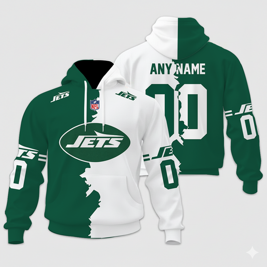 LIMITED EDITION - NEW CUSTOMIZED NFL25 NYJ NEW YORK JETS HOME MIX AWAY T-SHIRT, POLO, HOODIE & JACKETS