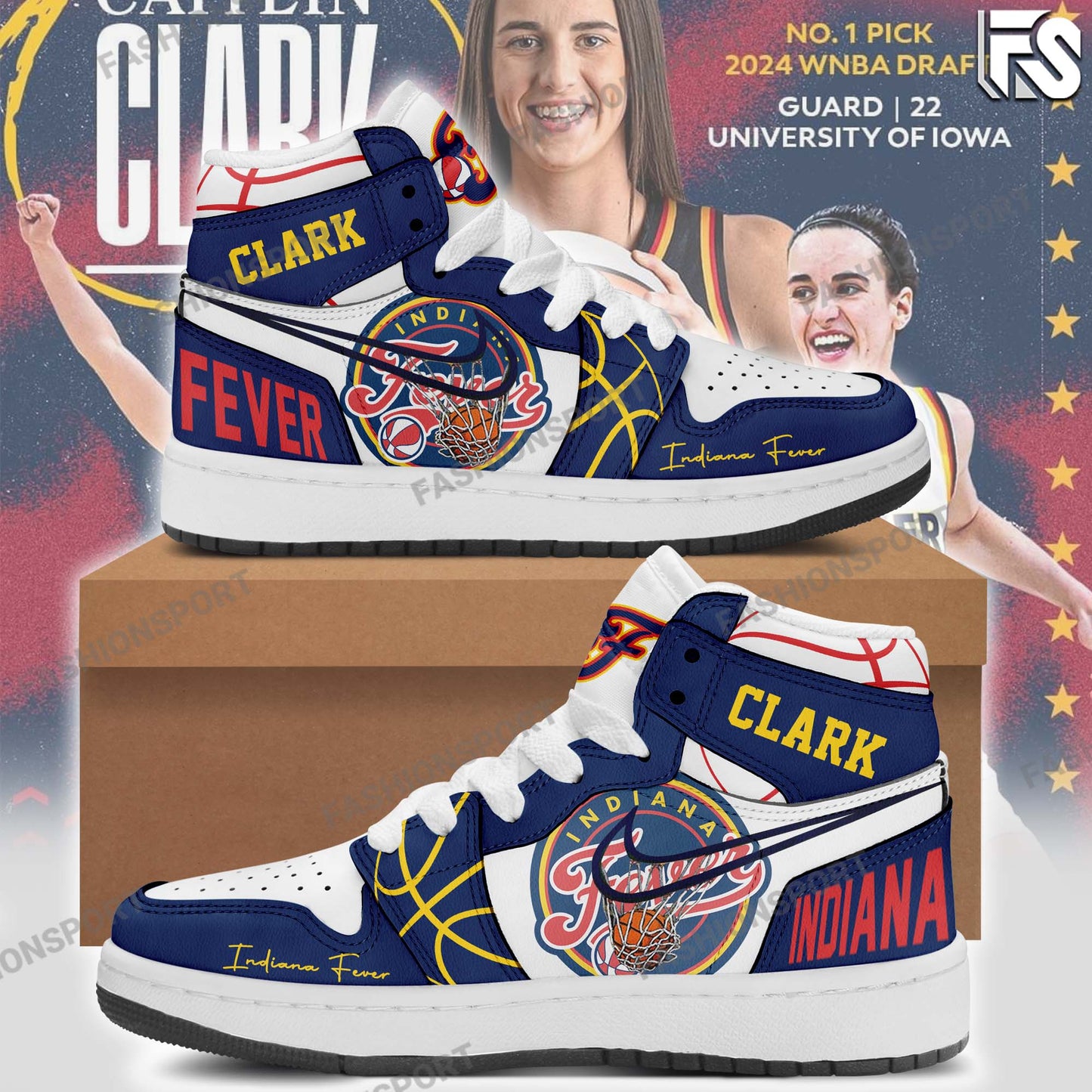 PREMIUM IDN FEVER UNISEX AIR JORDAN MID SHOES SNEAKER WNBA